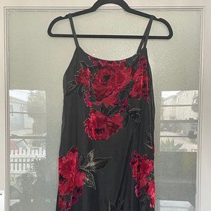 Adorable Floral Velvet Mini